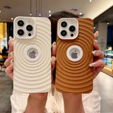 Luxury Shockproof Water Ripple Silicone Case for iPhone