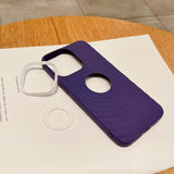 Luxury Shockproof Water Ripple Silicone Case for iPhone