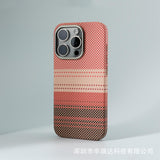 Carbon Fiber Hard PC Phone Case for iPhone 16 15 14 13 12 Pro Max Shockproof Protective Cover