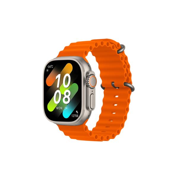 HK8 Pro MAX 49mm AMOLED Smartwatch – Orange