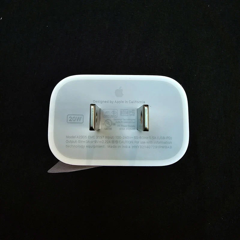 Apple 20W USB-C Fast Adapter A2305 (2Pin)