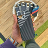 Carbon Fusion iPhone Case Black Color  - Stripe Edition