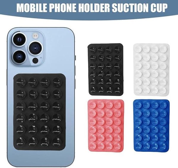 Mobile Bubble Grip Silicone Suction Cup – Strong Hands-Free Phone Holder (Pack of 2)