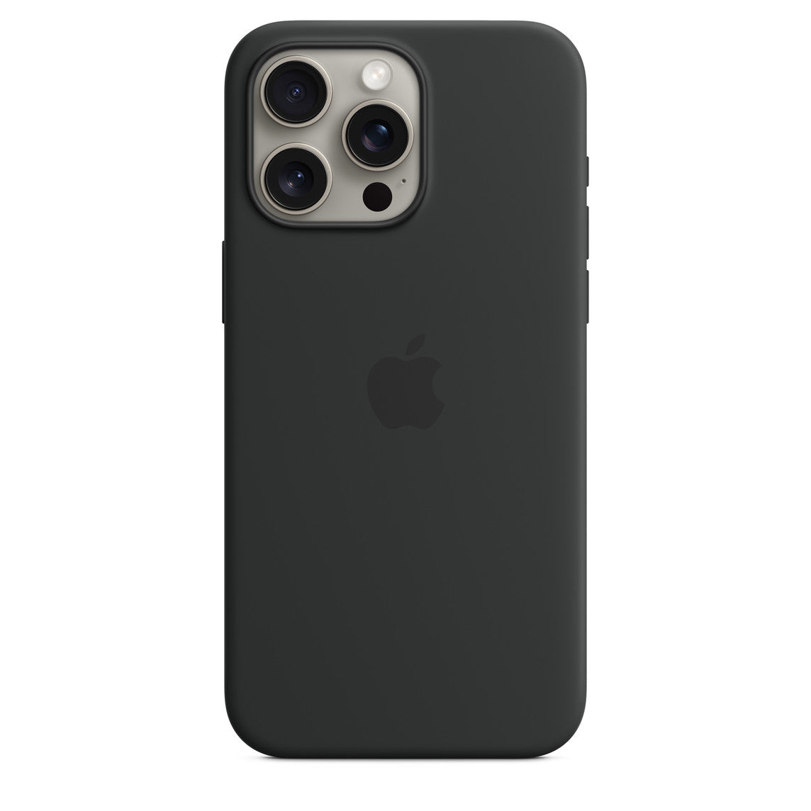 iPhone 15 Pro Max Silicone Case with MagSafe – Black