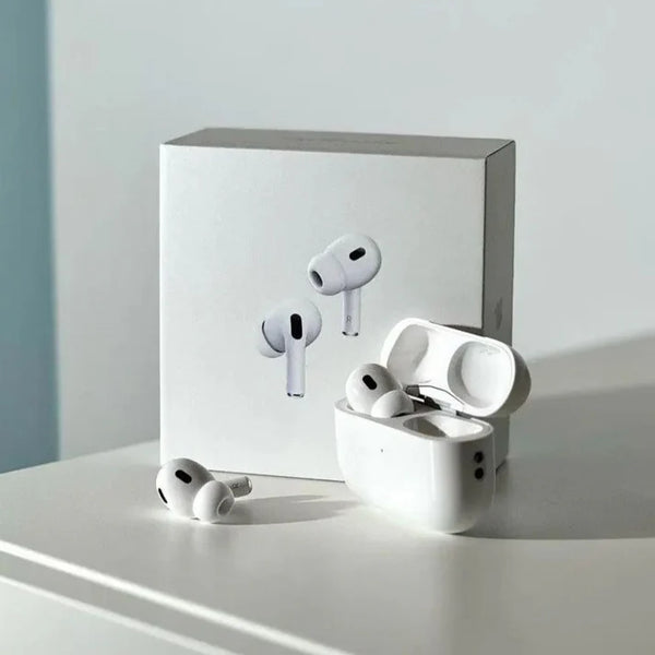 Latest AirPods Pro 2 | Bluetooth 3.1 | Wireless Earbuds with Hanging Design | Premium Sound - With Box