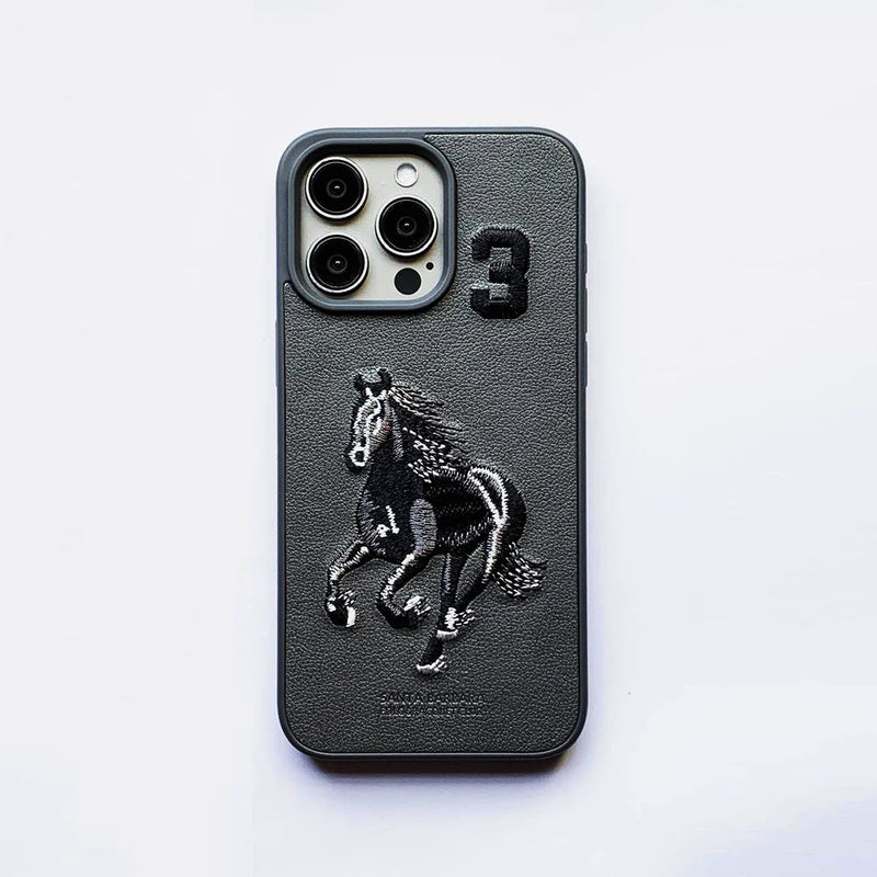 Premium 3D Embroidered Santa Barbara Polo Case