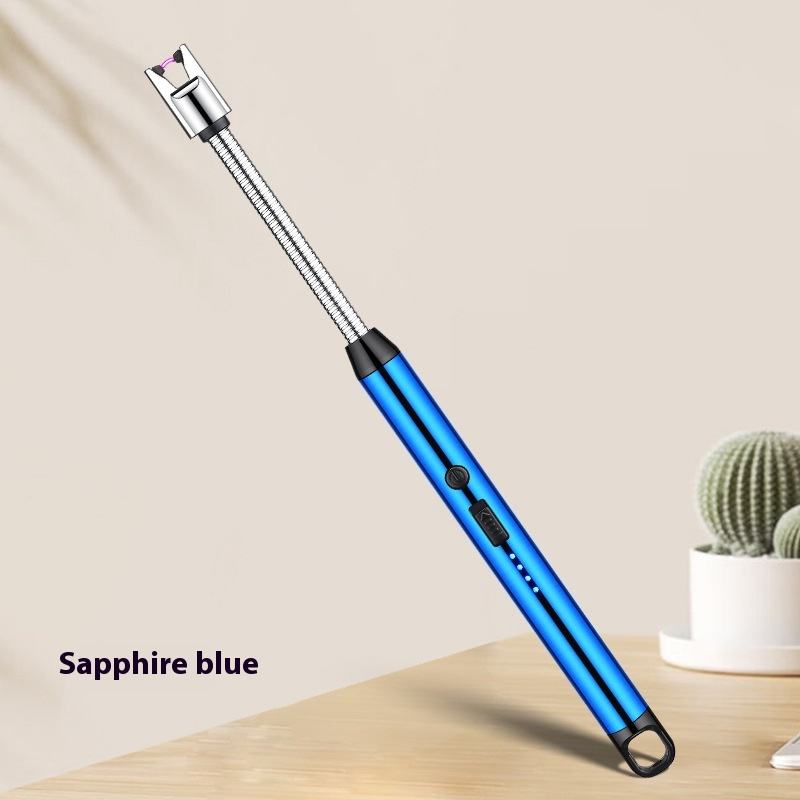 Hot-Selling Type-C Interface Kitchen Igniter Lighter Windproof Arc Pulse Ignition USB Charging Electric Durable Metal Lighter